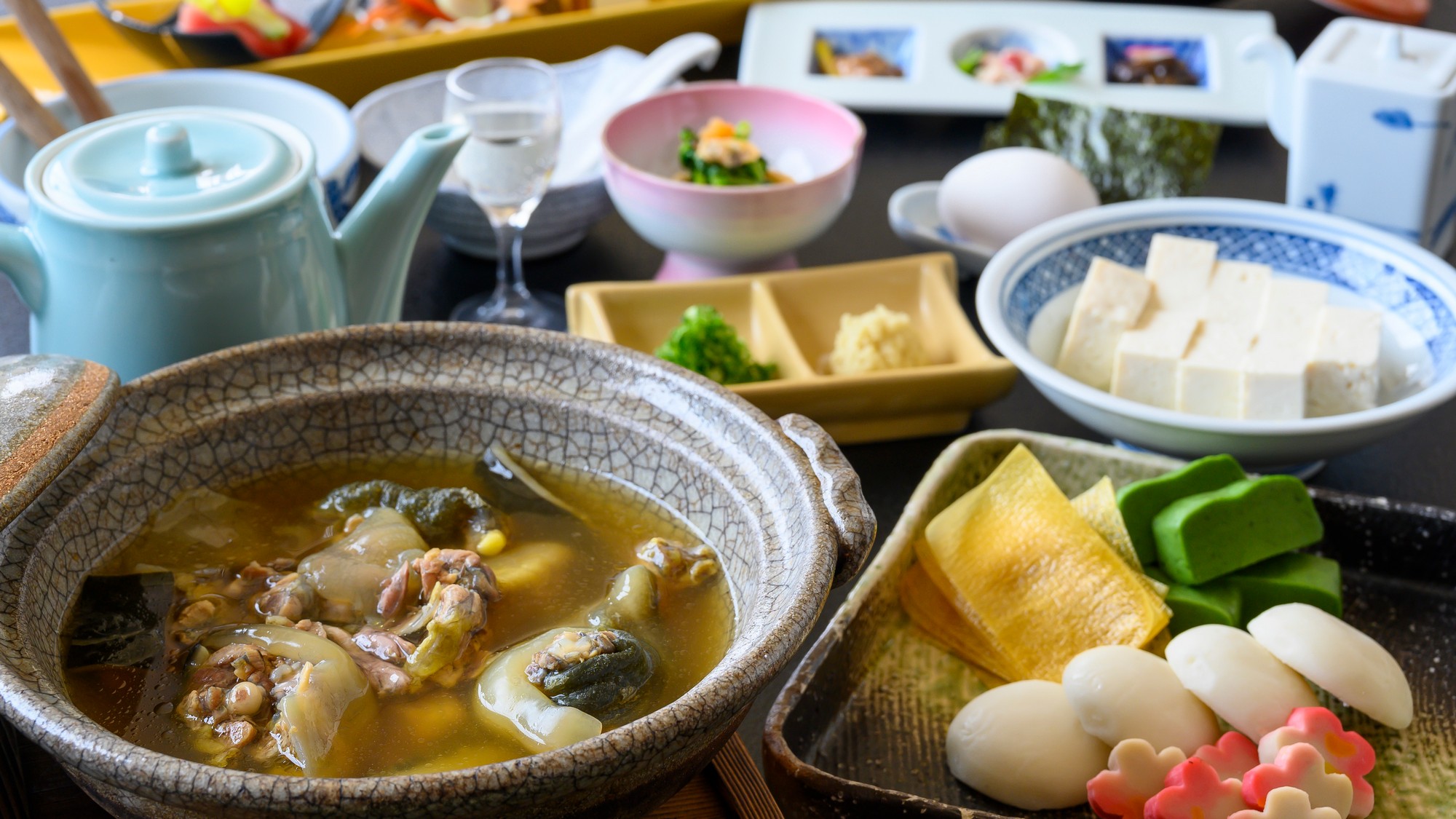 【山紫苑名物すっぽん鍋コース】山紫苑開業以来の看板料理、すっぽん鍋のコースです！