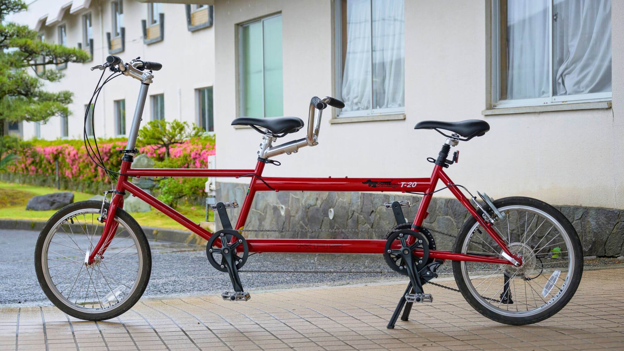 【無料レンタサイクル】珍しい2人乗り自転車で、田園風景をゆる～く♪サイクリング