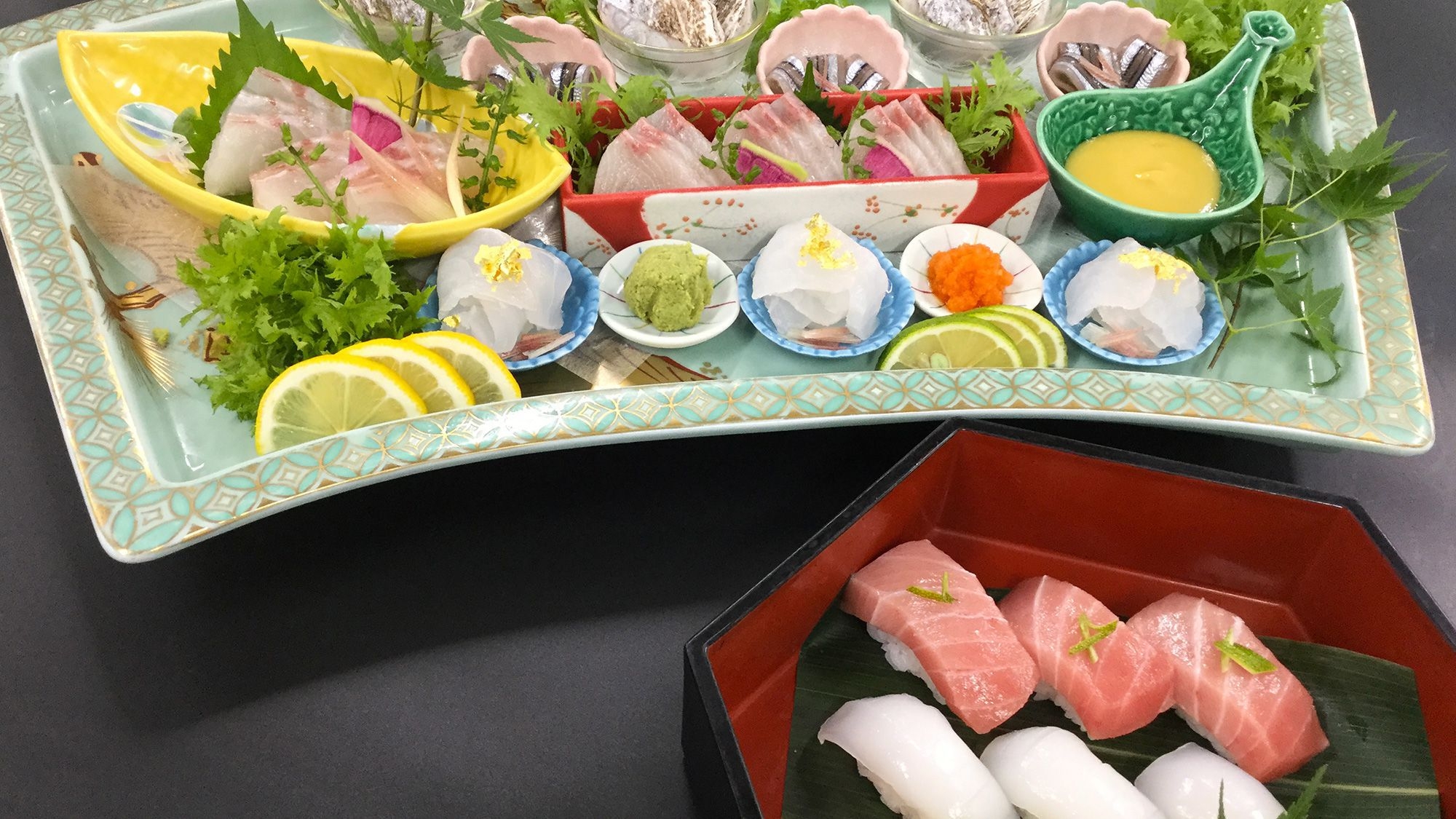 【卓袱最上級】特鮮卓袱プラン　特選魚介七種　長崎和牛炙り焼≪3〜5月≫