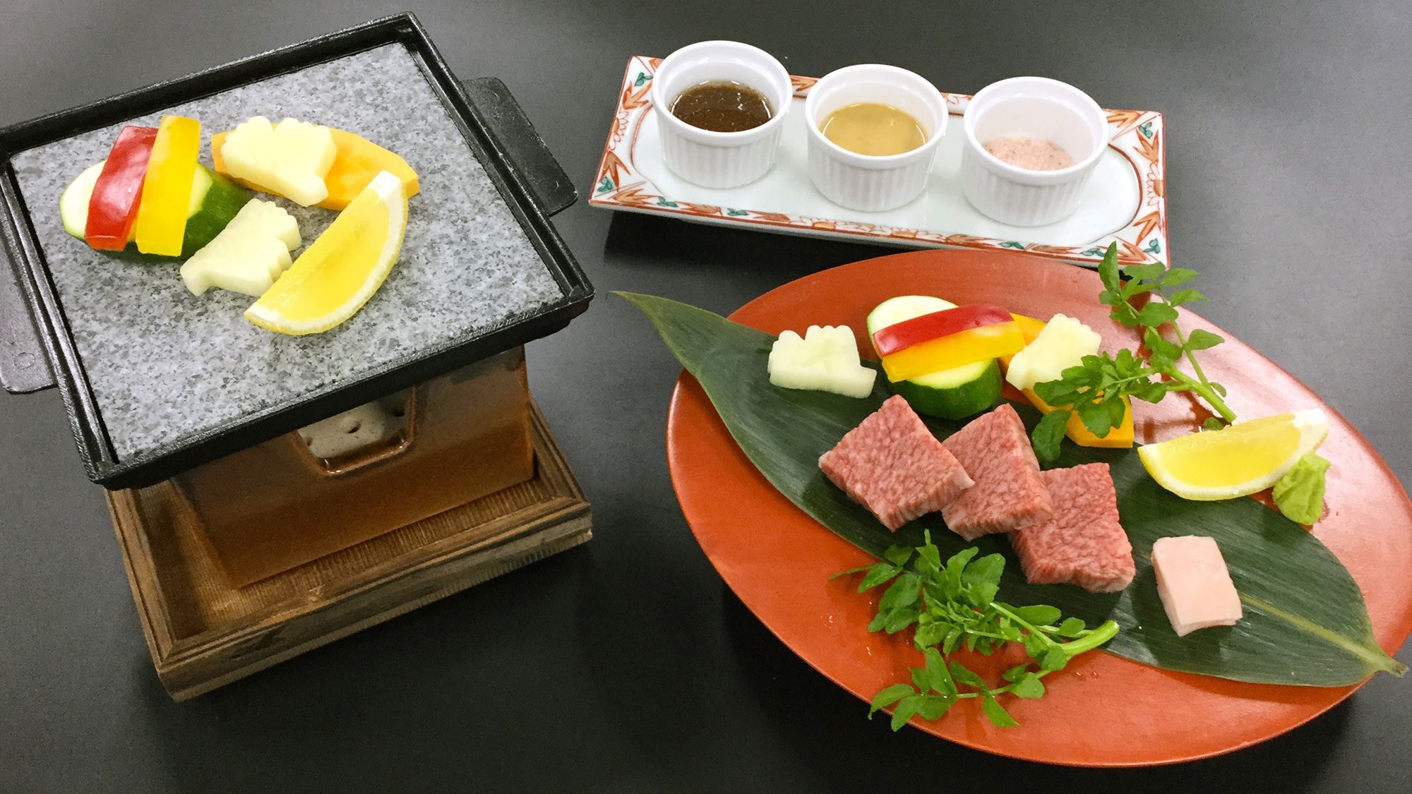 【会席グレードアップ】季節会席プラン　海の幸と秋味のフリット　和牛鉄板焼≪9〜11月≫
