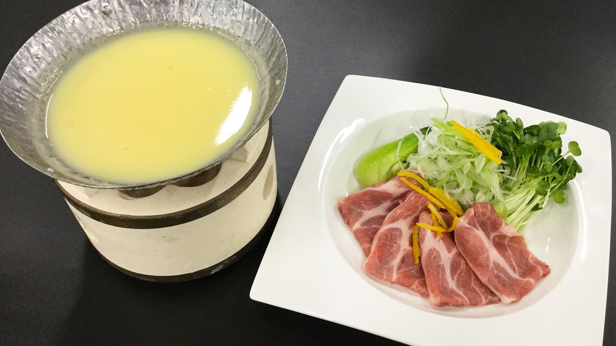 【会席スタンダード】海鮮会席プラン　県産豚柚子味噌鍋　近海産アジフライ≪12〜2月≫