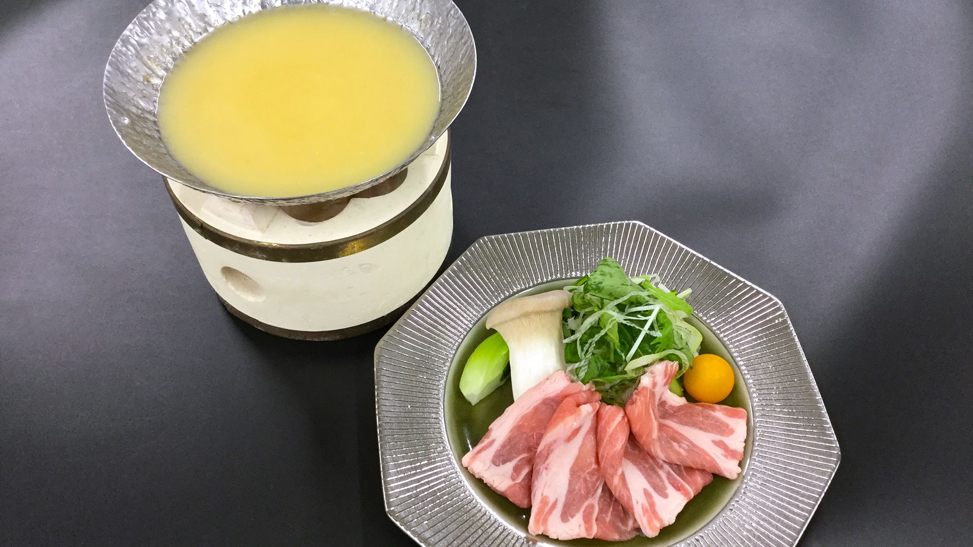 ◆26春【3～5月会席 梅松】県産豚の白味噌鍋