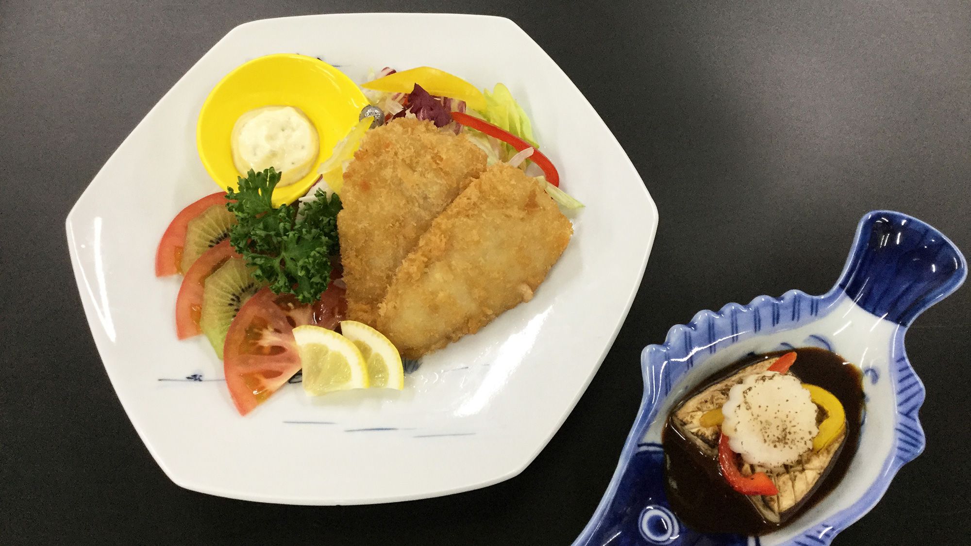 【12～2月会席 梅松】近海産アジフライ