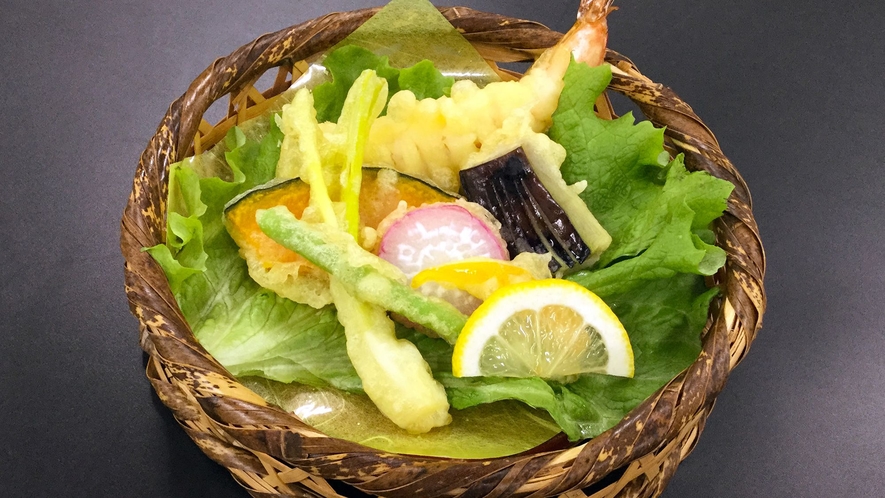 【6～8月会席 桜】大海老と夏野菜の天婦羅