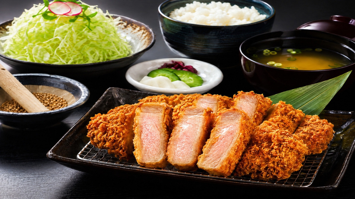 【鹿児島県黒豚を堪能】脂は軽やか、肉汁あふれる厚切りとんかつを味わう夕食を楽しむ至福の２食付きプラン