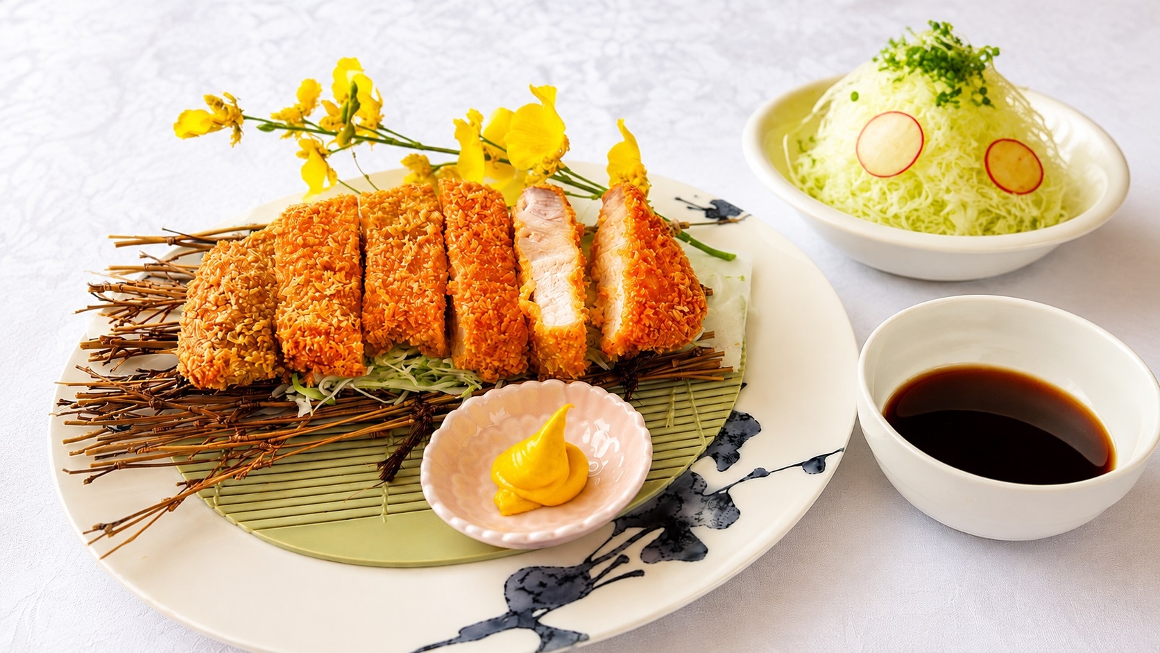 【鹿児島県黒豚を堪能】脂は軽やか、肉汁あふれる厚切りとんかつを味わう夕食を楽しむ至福の２食付きプラン