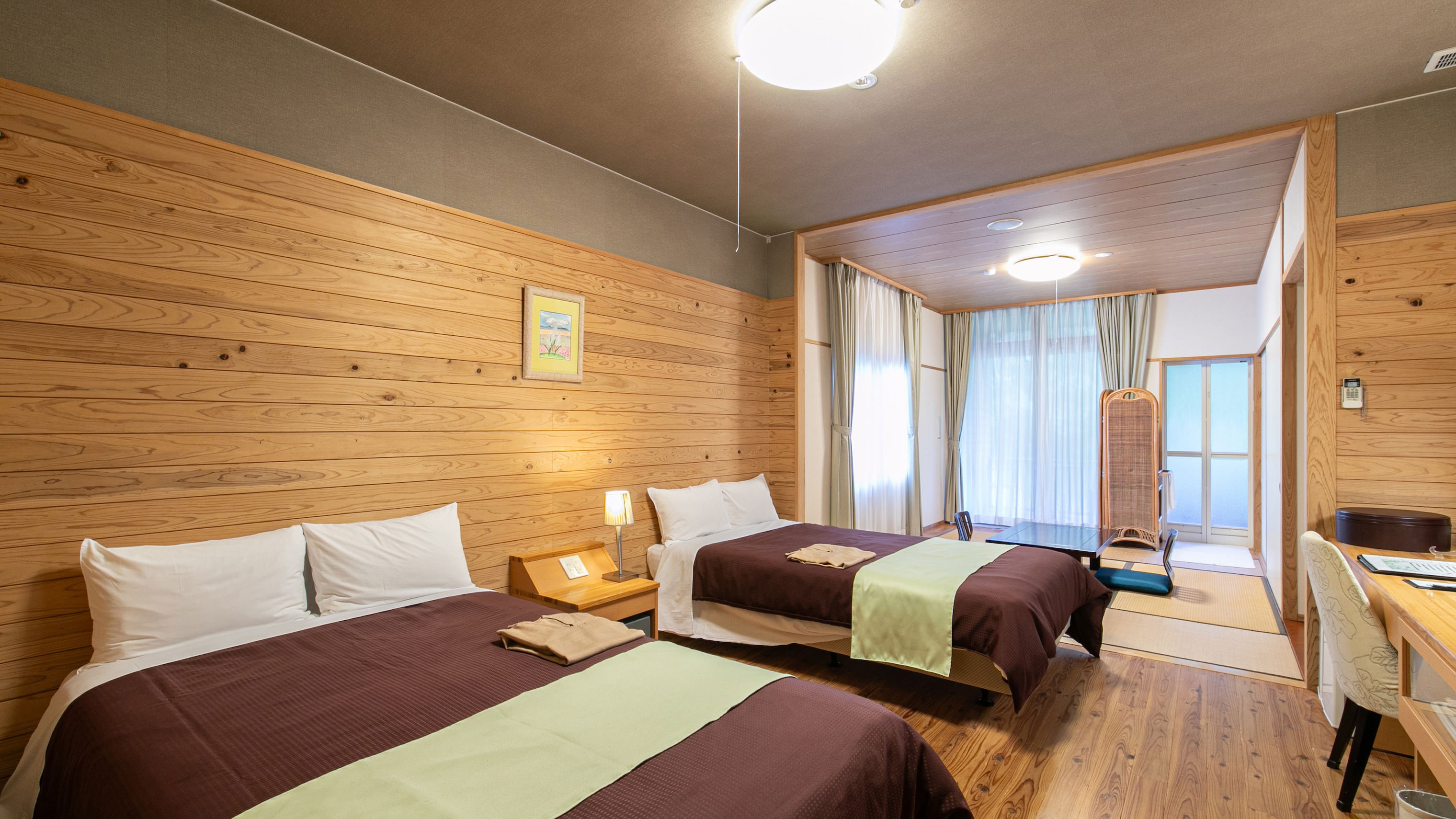 【特別和洋室】檜の内湯◆木の香りに包まれる特別な時間（禁煙）