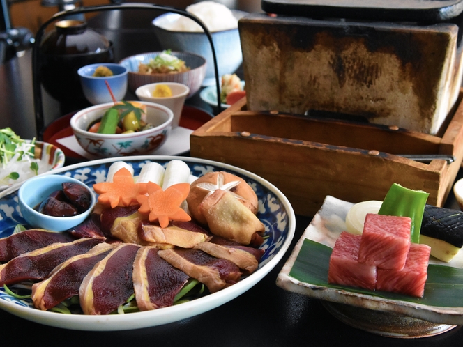 飛騨牛＆鴨鉄板焼きイメージ