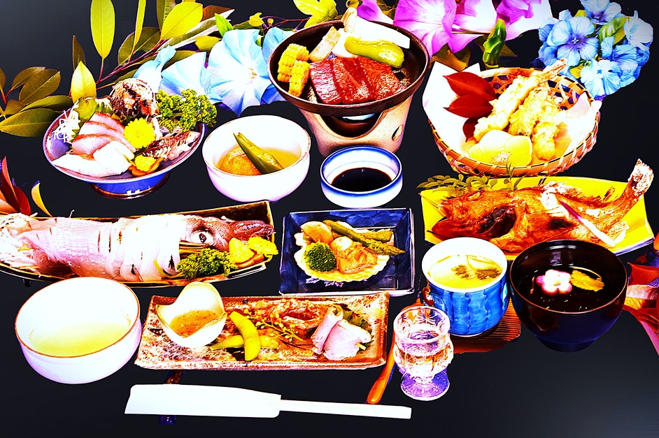 【女将厳選】夏限定！“白イカづくし”と黒毛和牛を味わう贅沢美食プラン(13品)