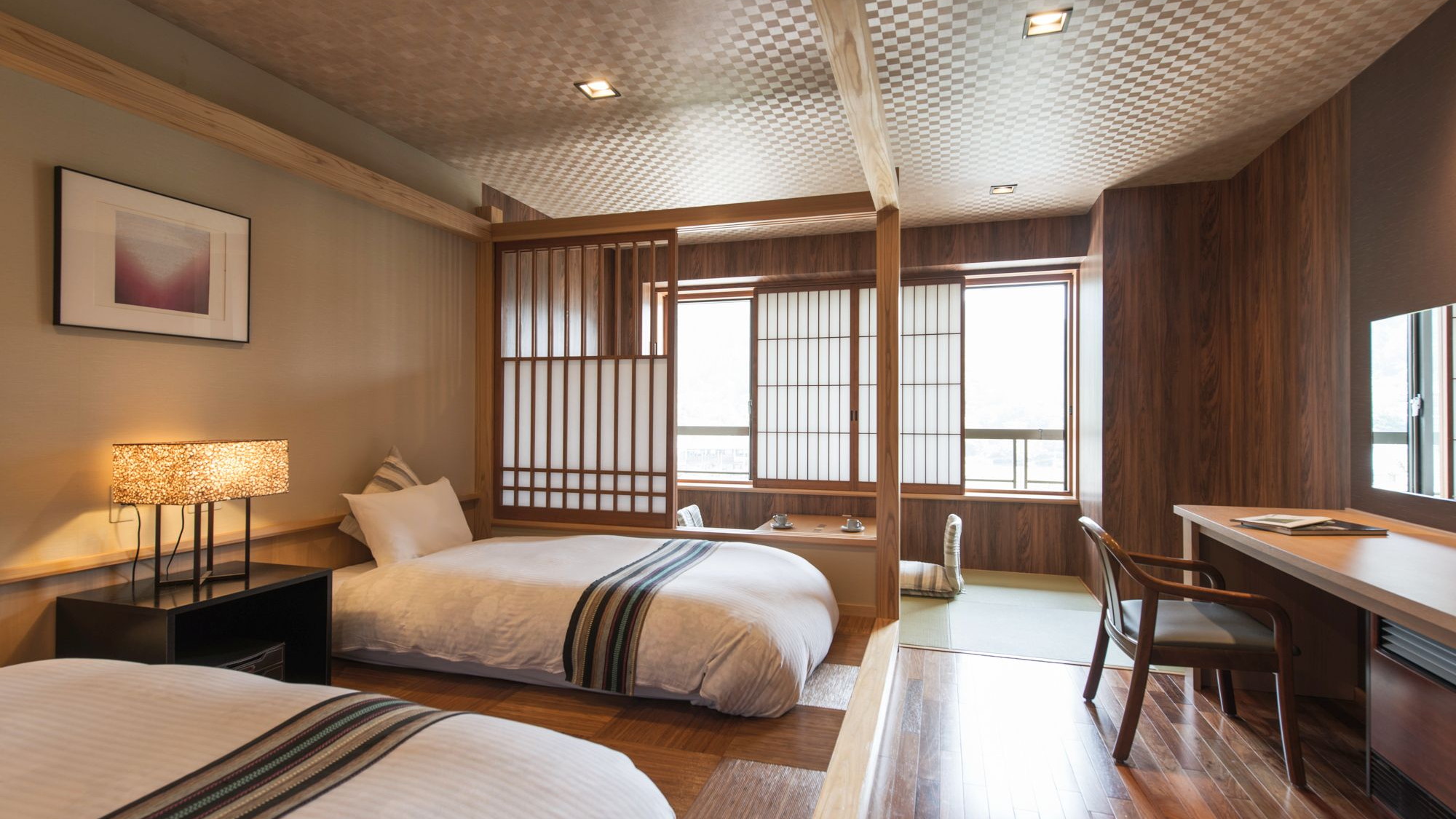 【久遠倶楽部】和モダンツインルーム
