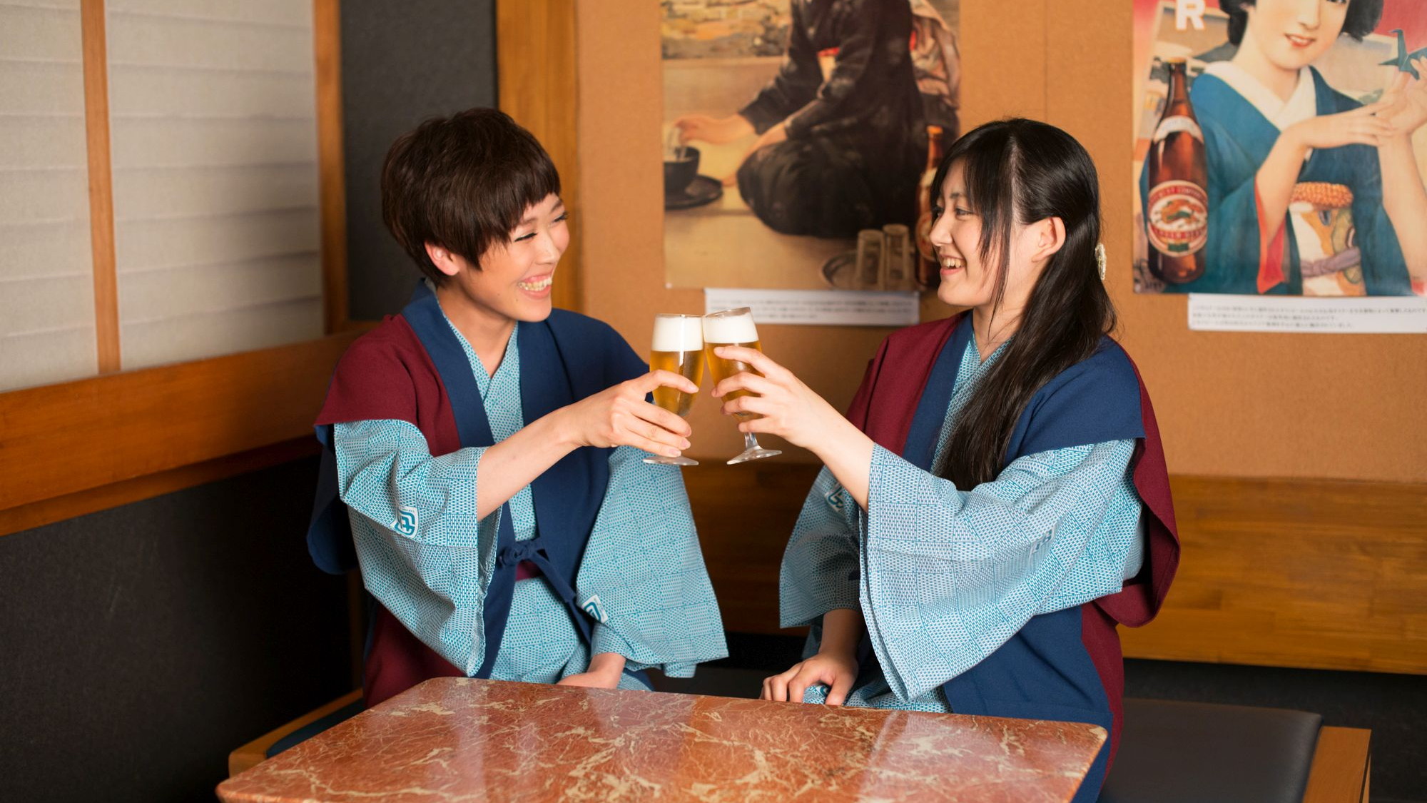 【湯上りビール】あつみ温泉に浸かった後は、湯上りビールがオススメです。