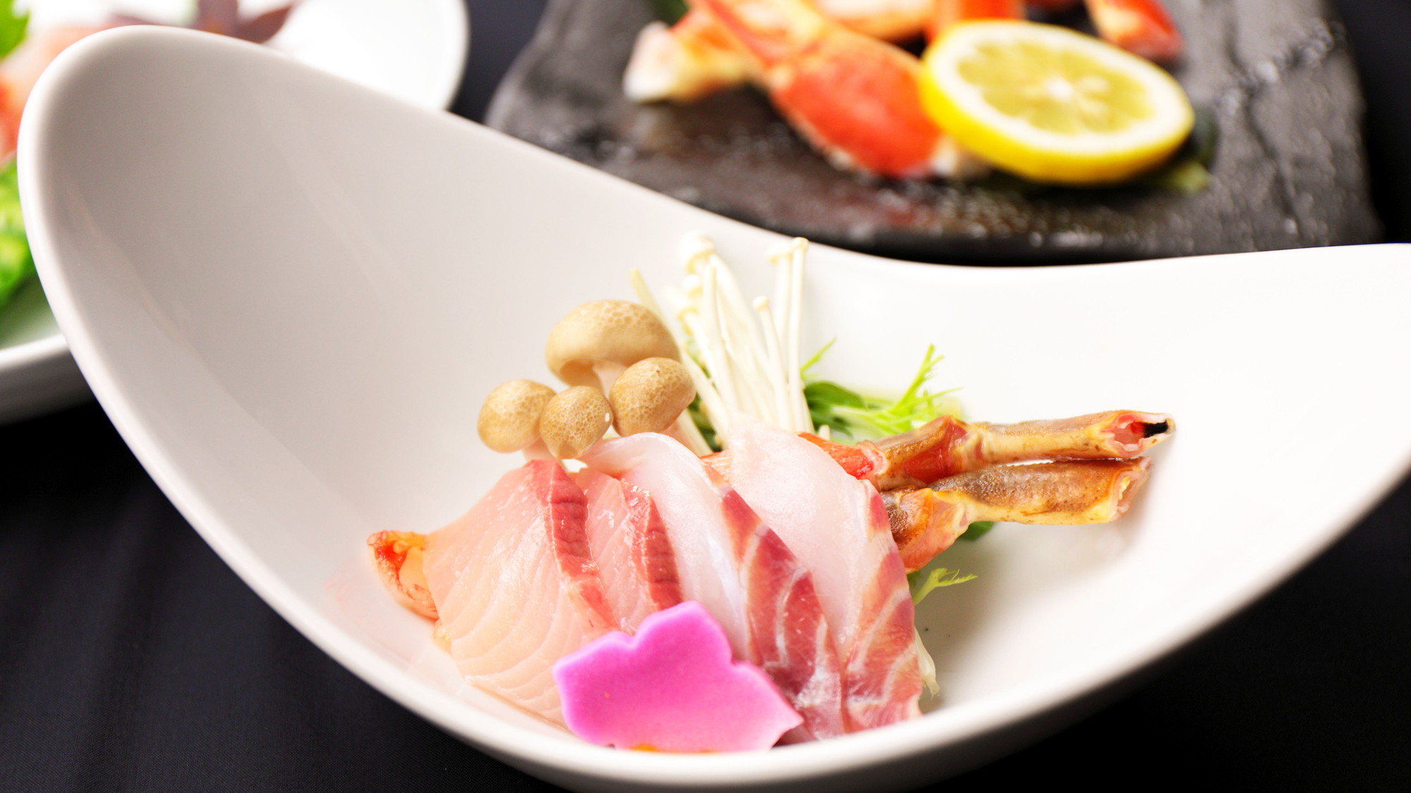 【大漁会席膳】庄内浜の新鮮な海の幸を中心とした海鮮尽くし和会席