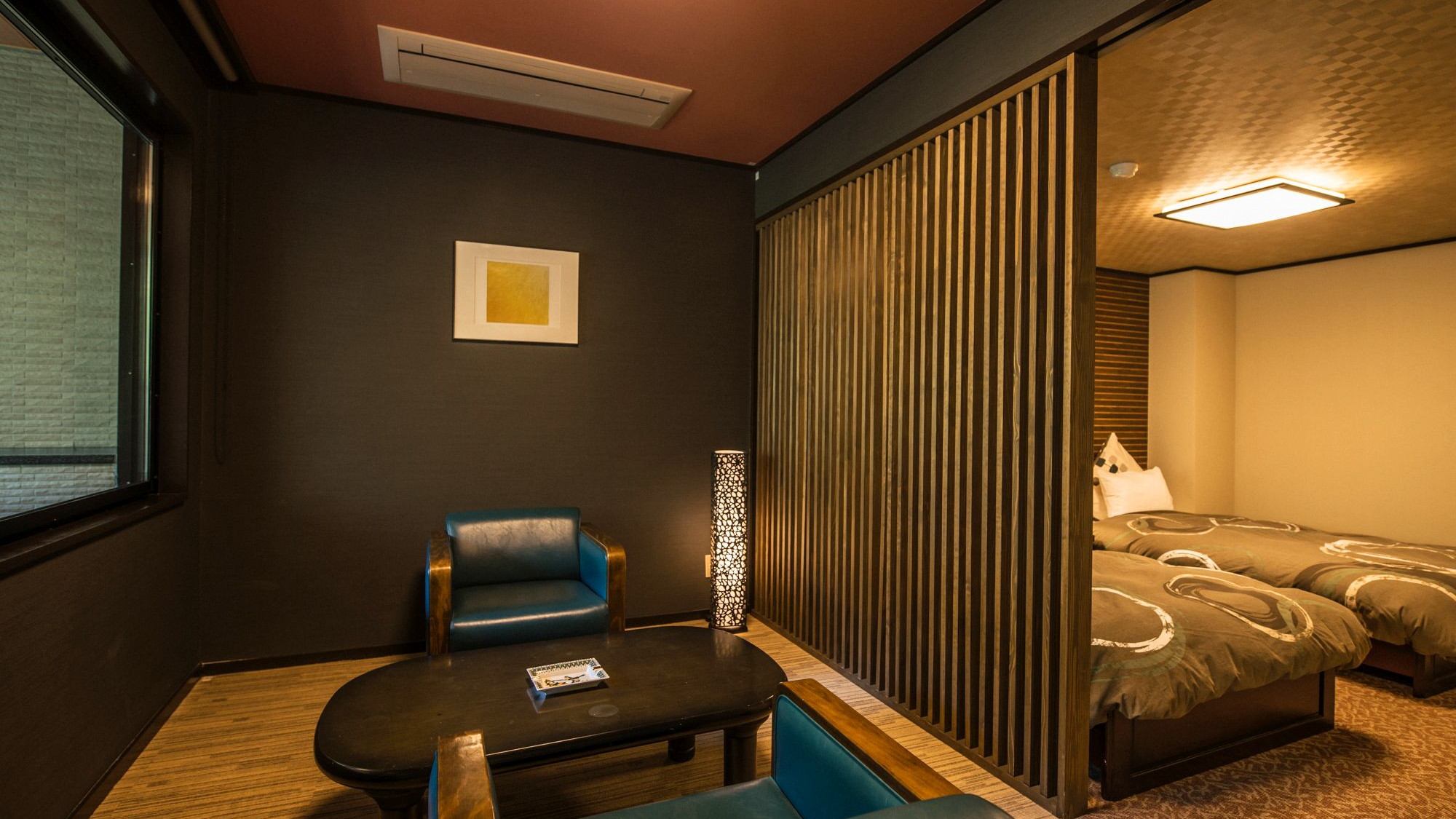 【最上階・露天風呂付〜久遠スイート〜和洋室・73㎡】源泉掛け流しの温泉を愉しむ贅沢な時間