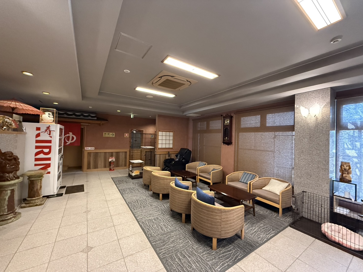 お客様をお迎えするロビー