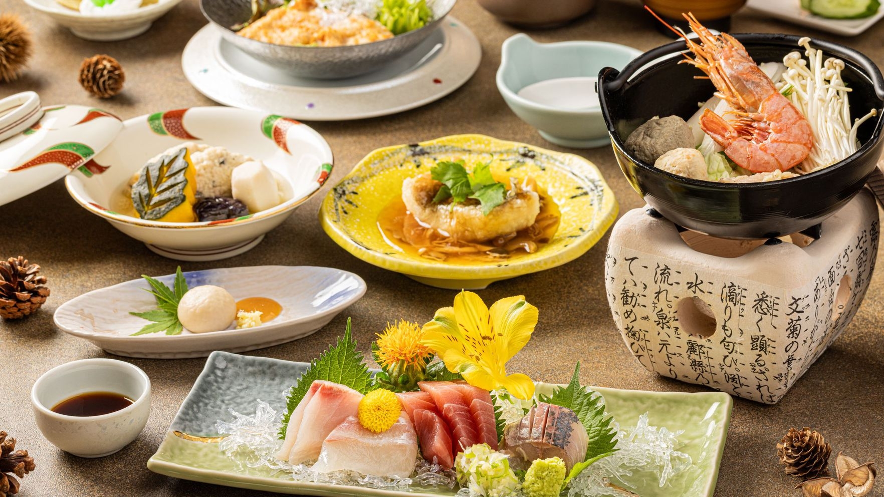 【よくばり海鮮プラン】伊勢海老・アワビ・サザエが堪能できる会席プラン!