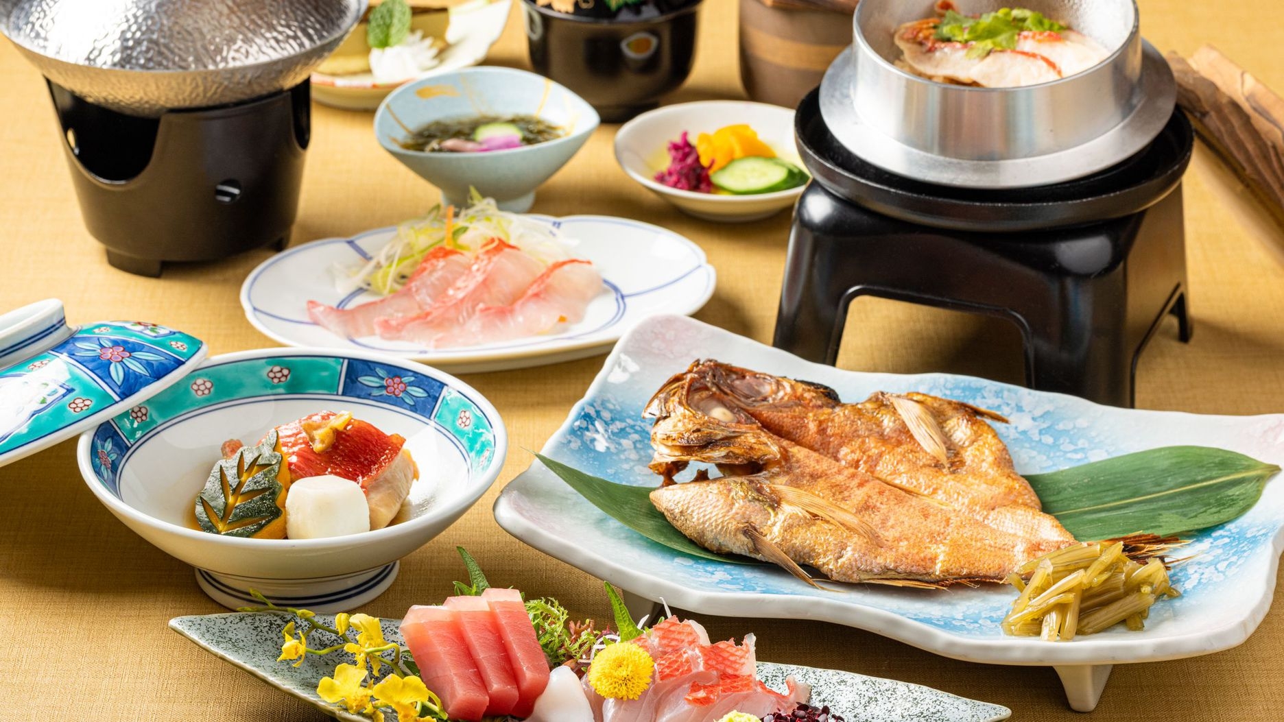 4種の料理で旬の金目鯛を堪能！金目づくしプラン