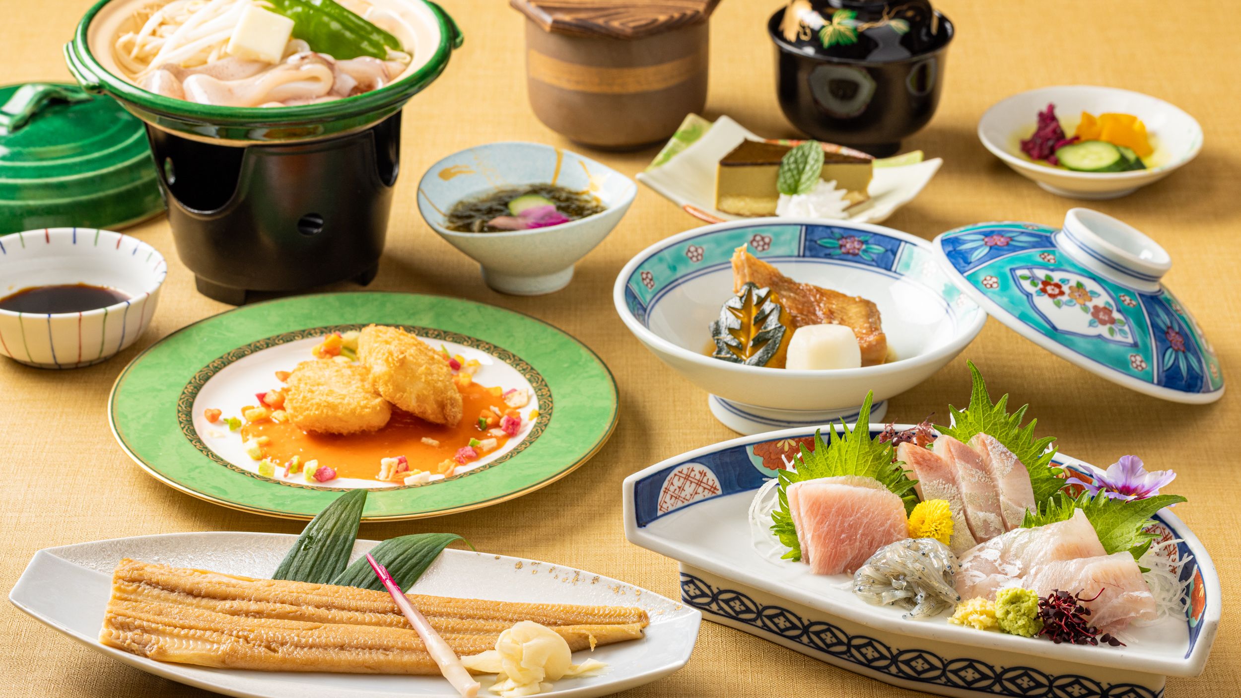 夏料理イメージ（1、2、3番で日替わりになります）