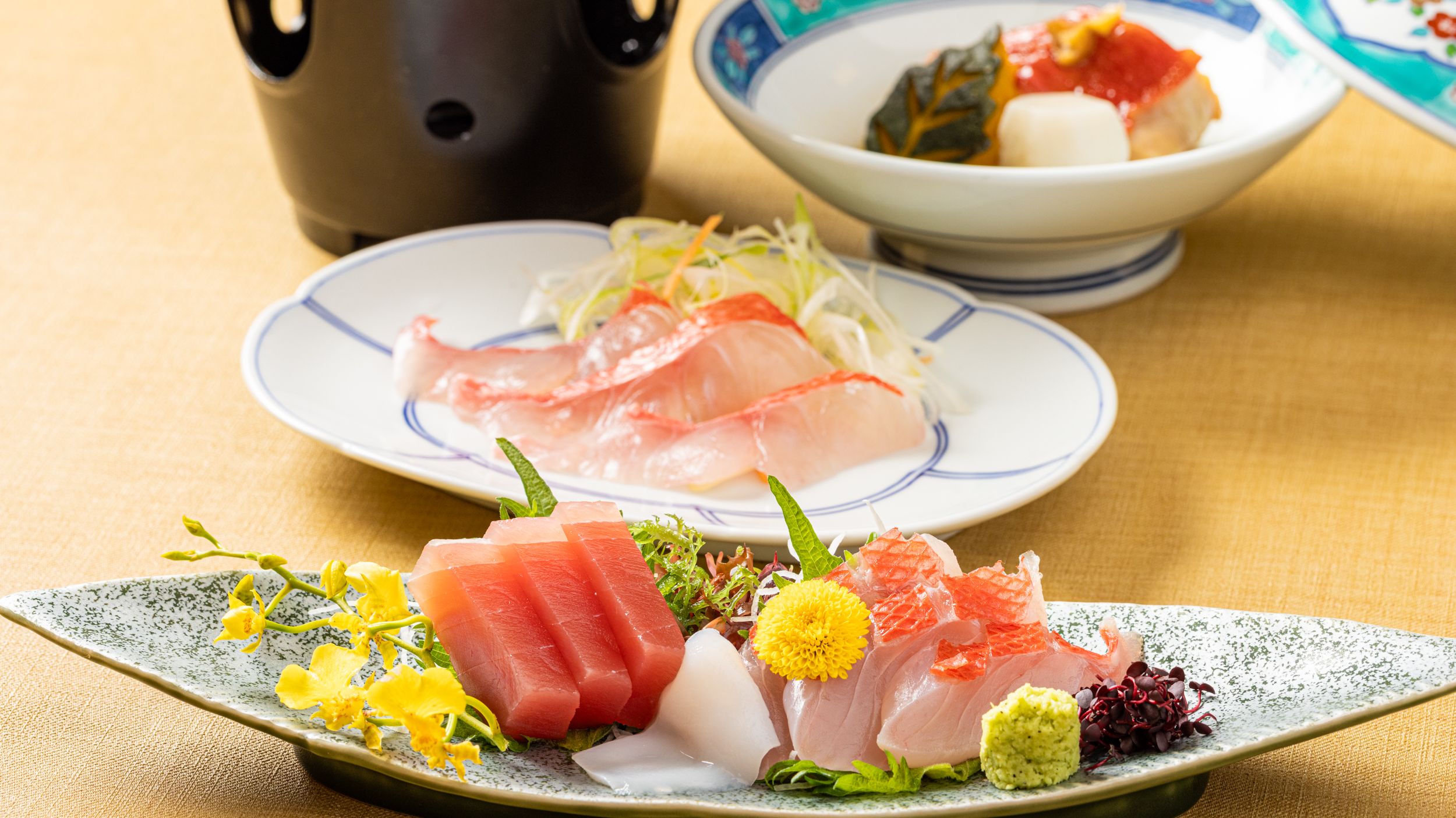 金目づくしプラン（お造り、しゃぶしゃぶ）イメージ