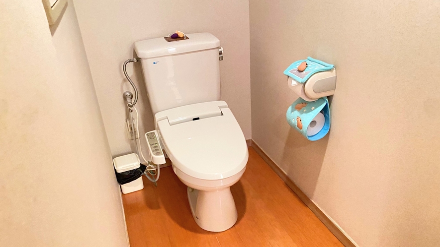 【新館】特別室／トイレにはウォシュレットを完備。