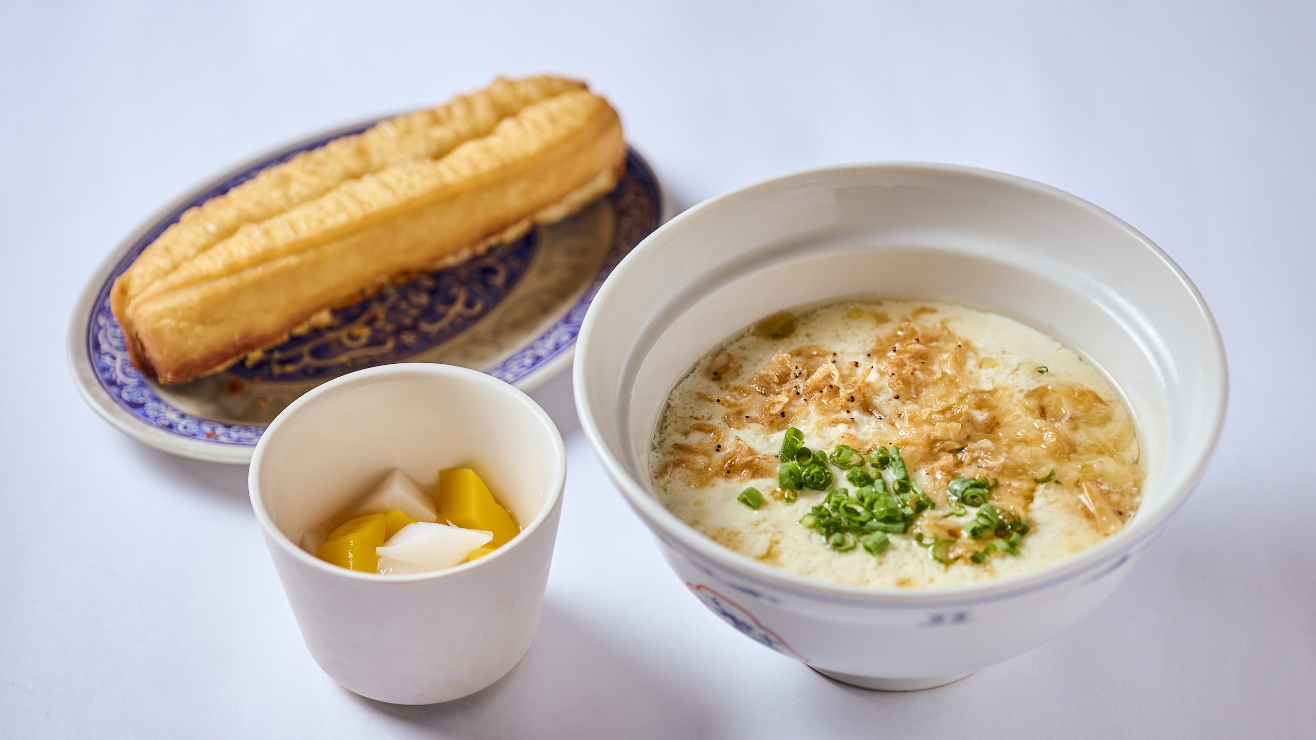 台湾豆乳スープ&揚げパン