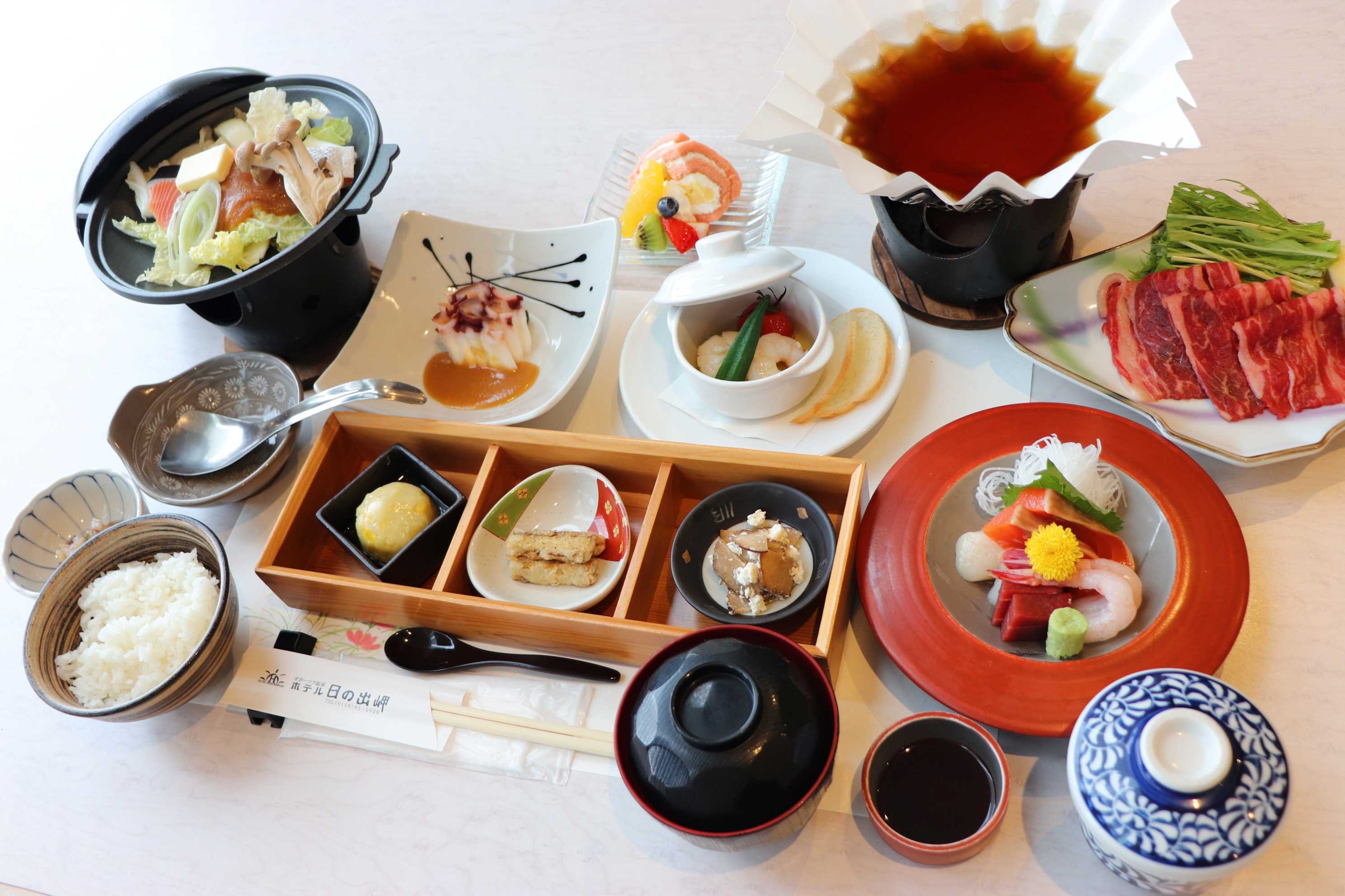 【迷ったらコレ！！1泊2食プラン】ホテル日の出岬基本の1泊2食付プランです R8