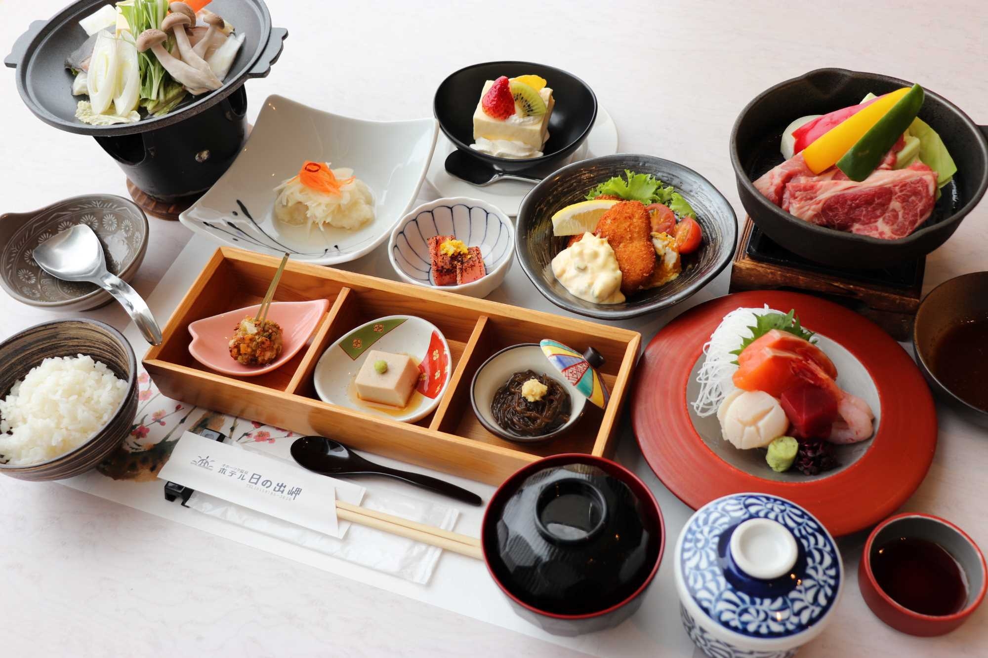 【迷ったらコレ！！1泊2食プラン】ホテル日の出岬基本の1泊2食付プランです R7