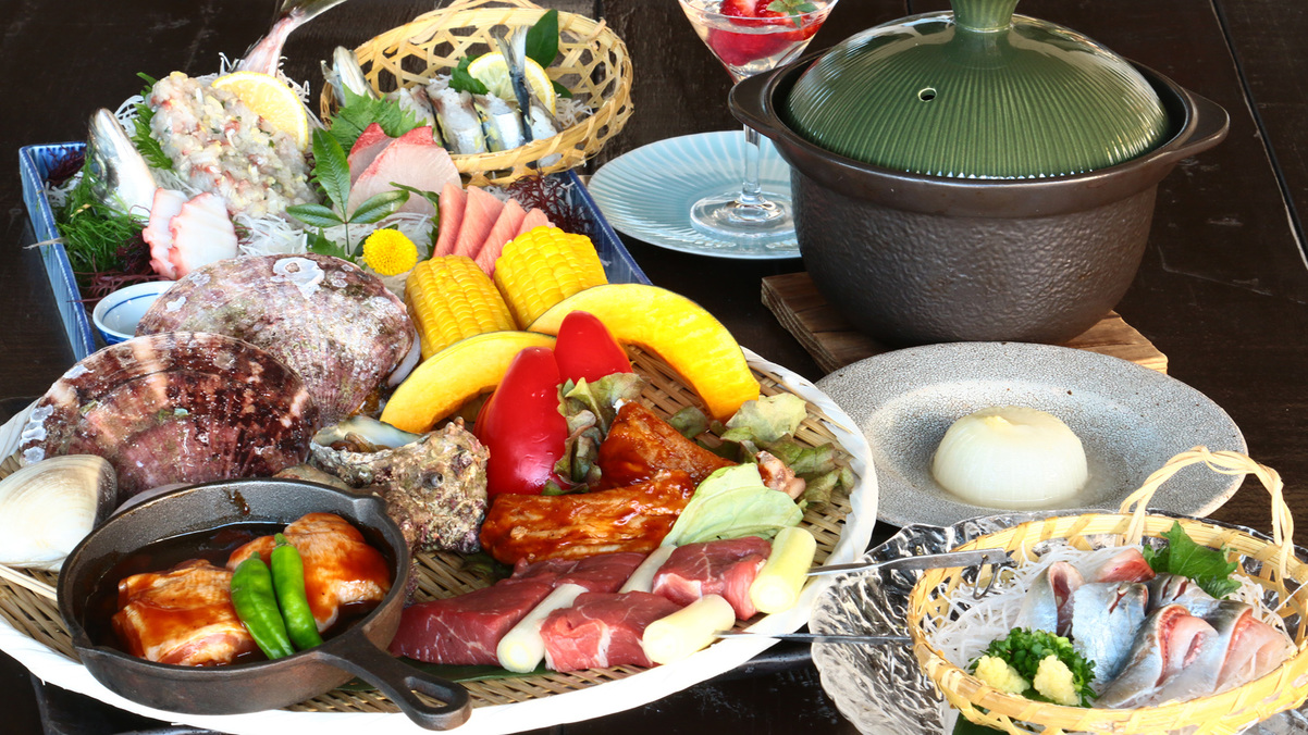 【BBQまる得】ガーデンサイドで海鮮BBQ！-2食付-