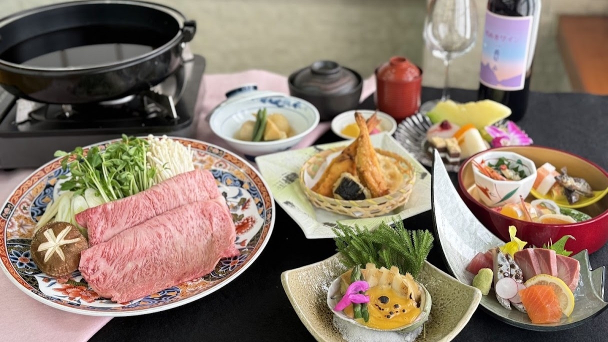 【豪華料理】海も山も全部を堪能したい欲張りな人に！！大満足の特選会席プラン♪