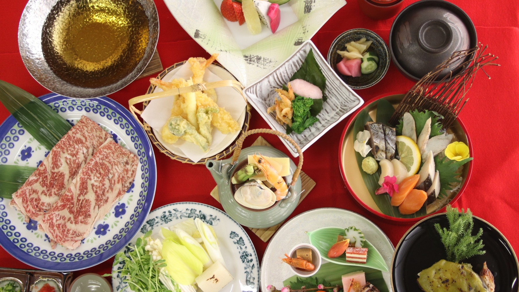 【豪華料理】海も山も全部を堪能したい欲張りな人に！！大満足の特選会席プラン♪