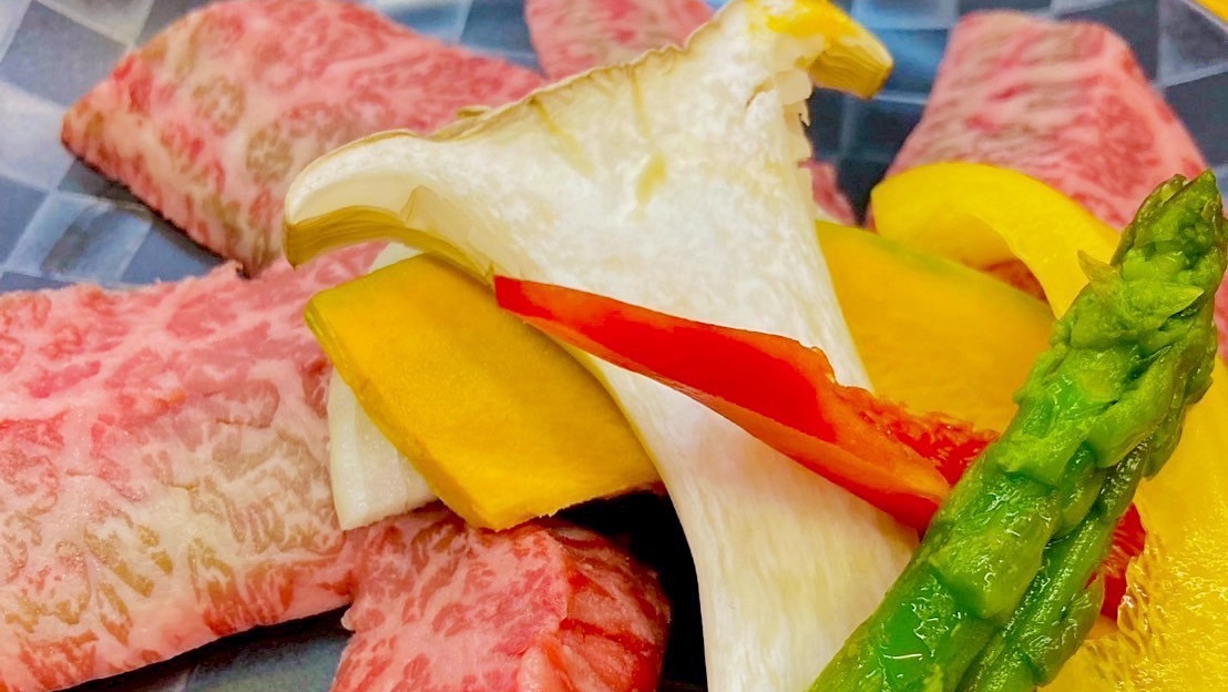 *【料理】夕食（ステーキ）