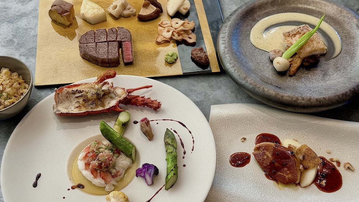 【料理長推奨】 鉄板焼ディナーコース『凛庭』 ★《2食付き》