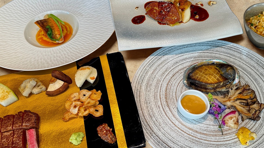 【記念日におすすめ】鉄板焼ディナーコース『瑠璃』 ★《2食付き》