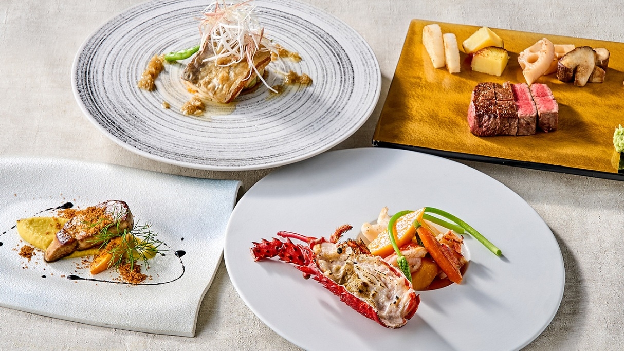 【記念日におすすめ】鉄板焼ディナーコース『瑠璃』 ★《2食付き》