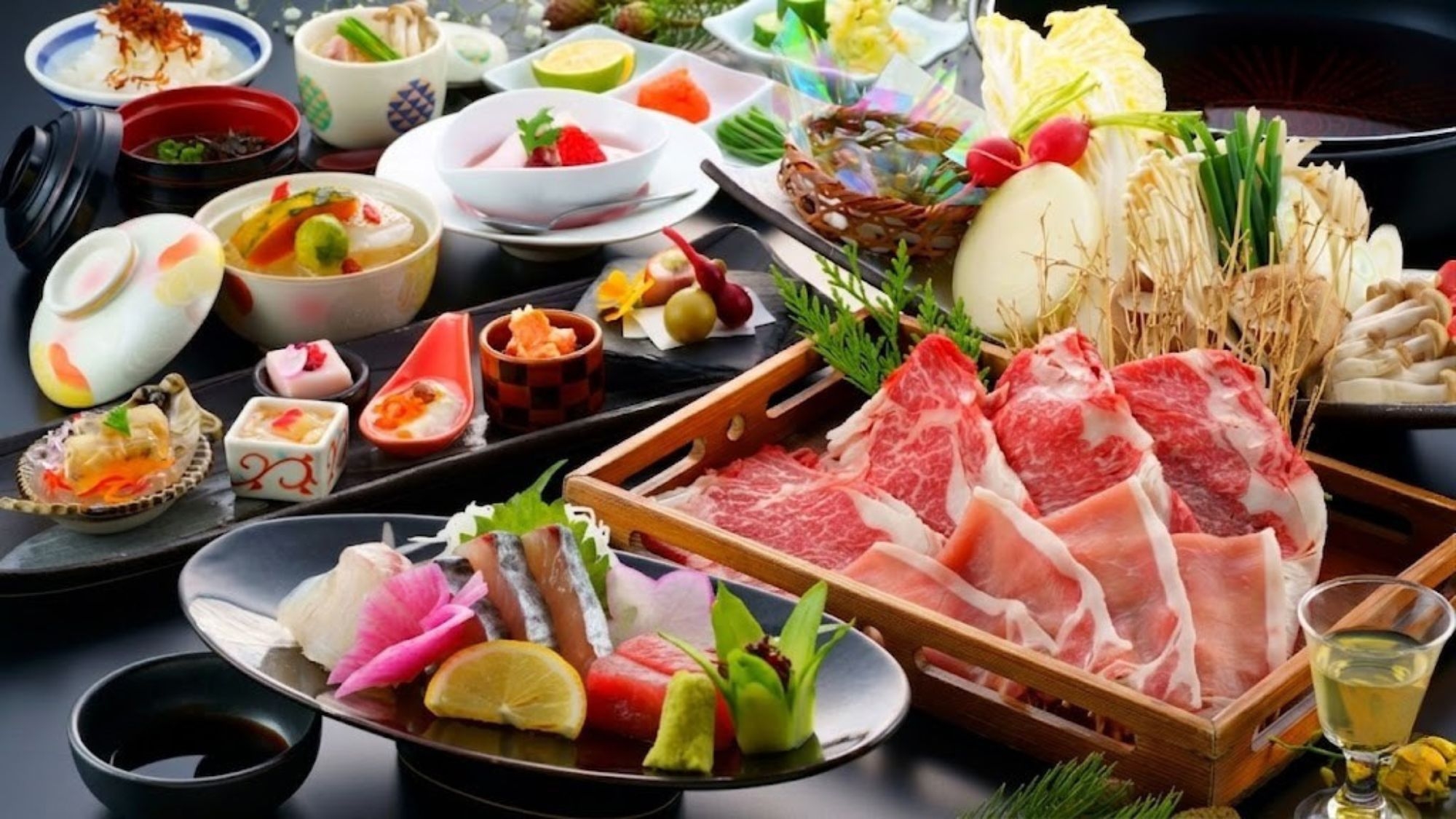 【夏旅セール】≪一律20％OFF≫大分自慢の旬魚や旬菜で四季の彩りを愉しむ＜●最上級地獄会席＞