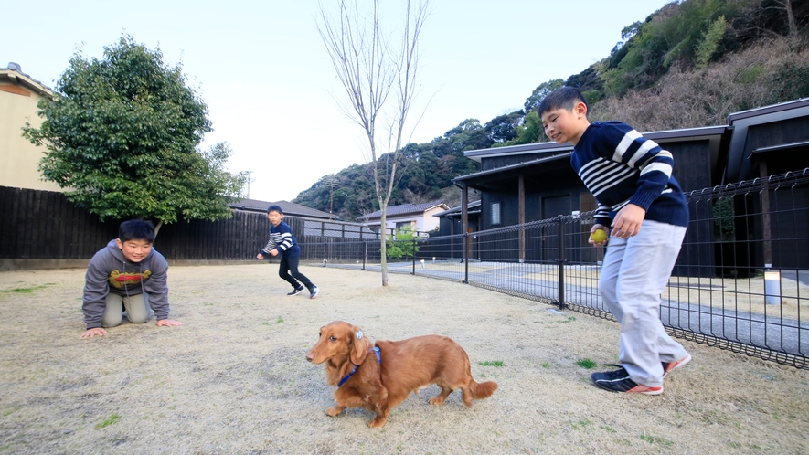 【屋外ミニドッグラン】わんちゃんとの思い出づくりを♪