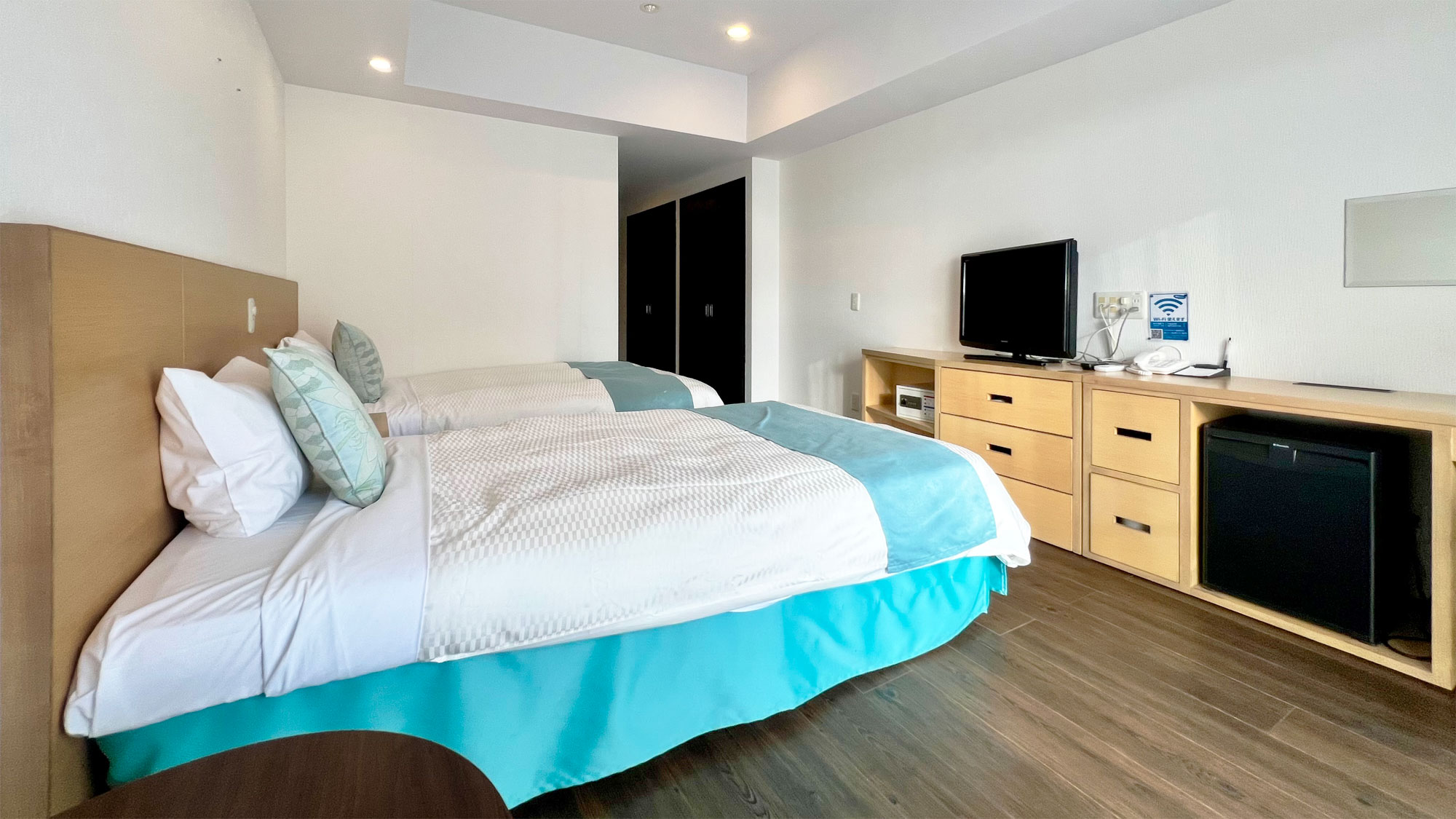 【禁煙スタンダードツイン】3名様までご利用いただけます