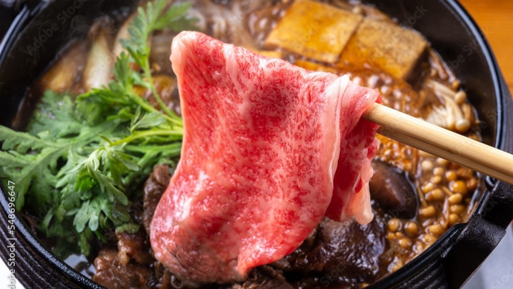 【お料理ランクアップ】メインはおおいた和牛のすき焼き！季節の会席プラン＜お部屋食と貸切風呂＞