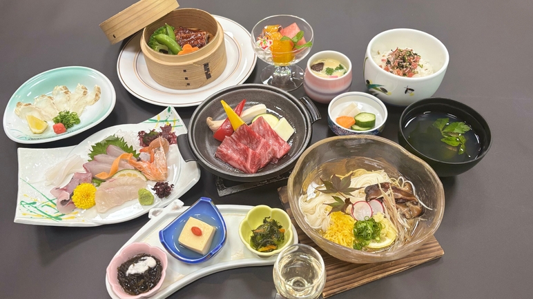 【初夏限定】『しずく夏御膳プラン〜贅沢に味わう下関牛と鰻〜』涼を感じる旬味覚で夏バテ予防