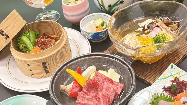 【初夏限定】『しずく夏御膳プラン〜贅沢に味わう下関牛と鰻〜』涼を感じる旬味覚で夏バテ予防