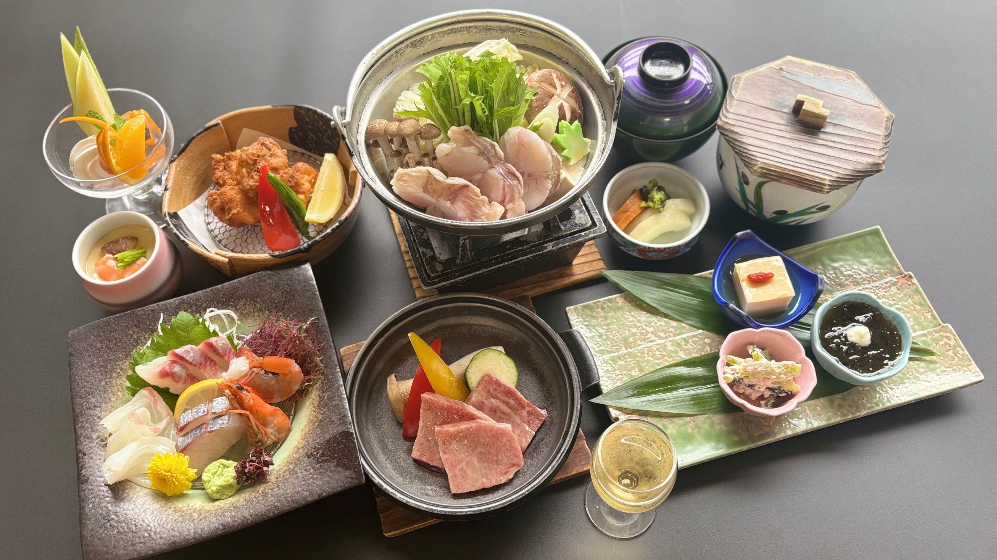 【冬季限定】鮟鱇と下関牛を愉しむ特別会席