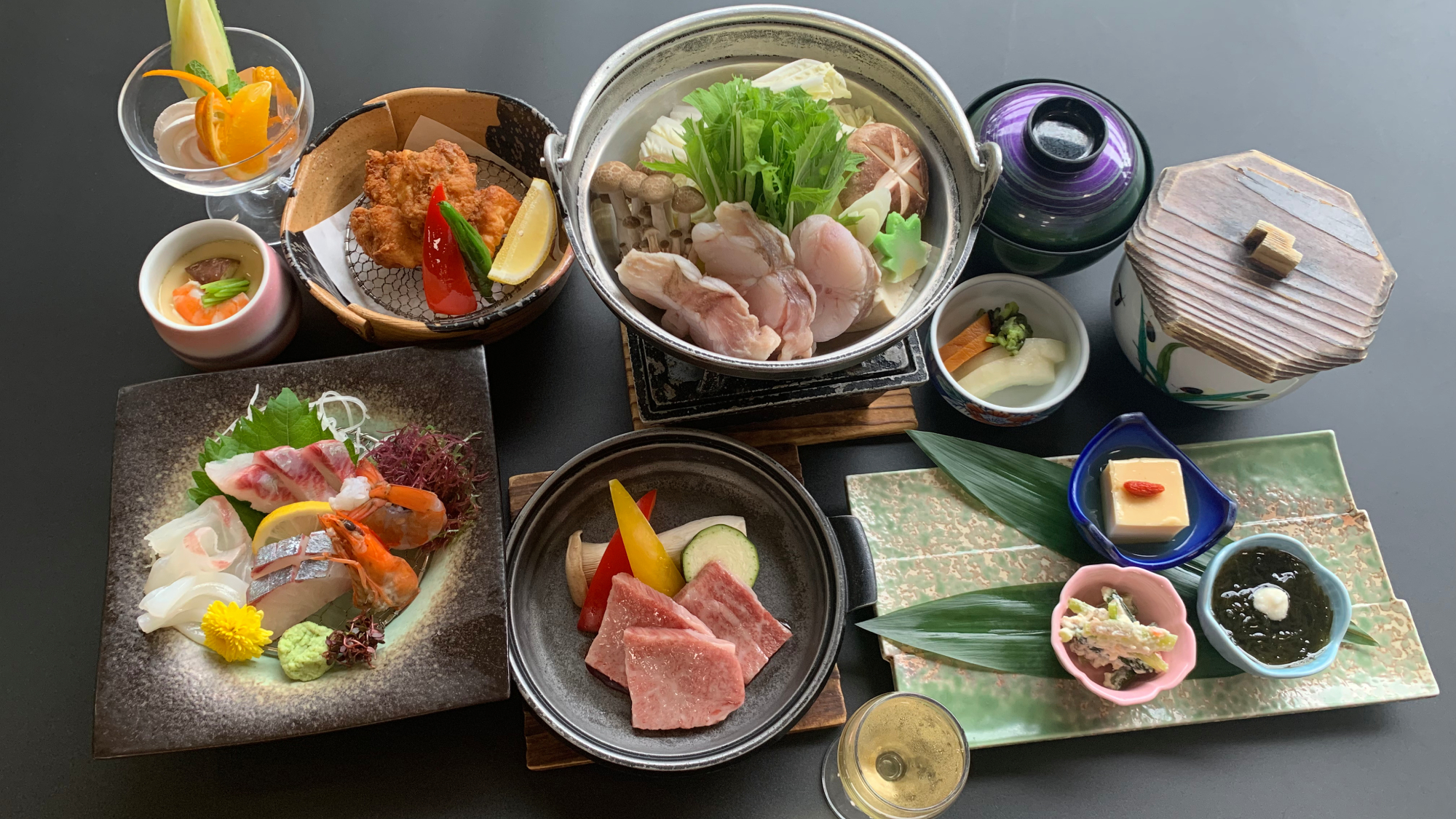 【冬季限定】鮟鱇と下関牛を愉しむ特別会席