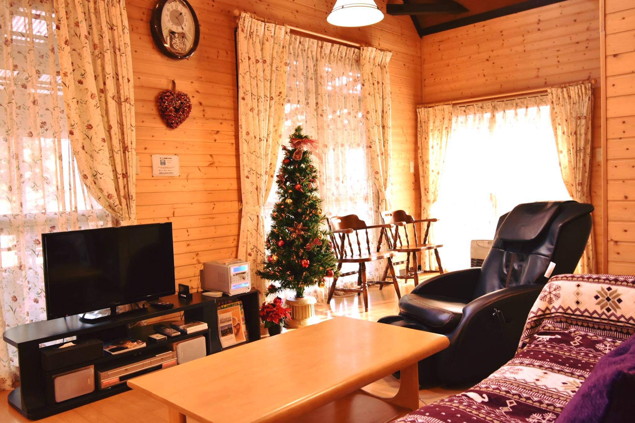 『クリスマスフェアプラン♪』　天然温泉付きコテージで1棟貸切でクリスマスを満喫！