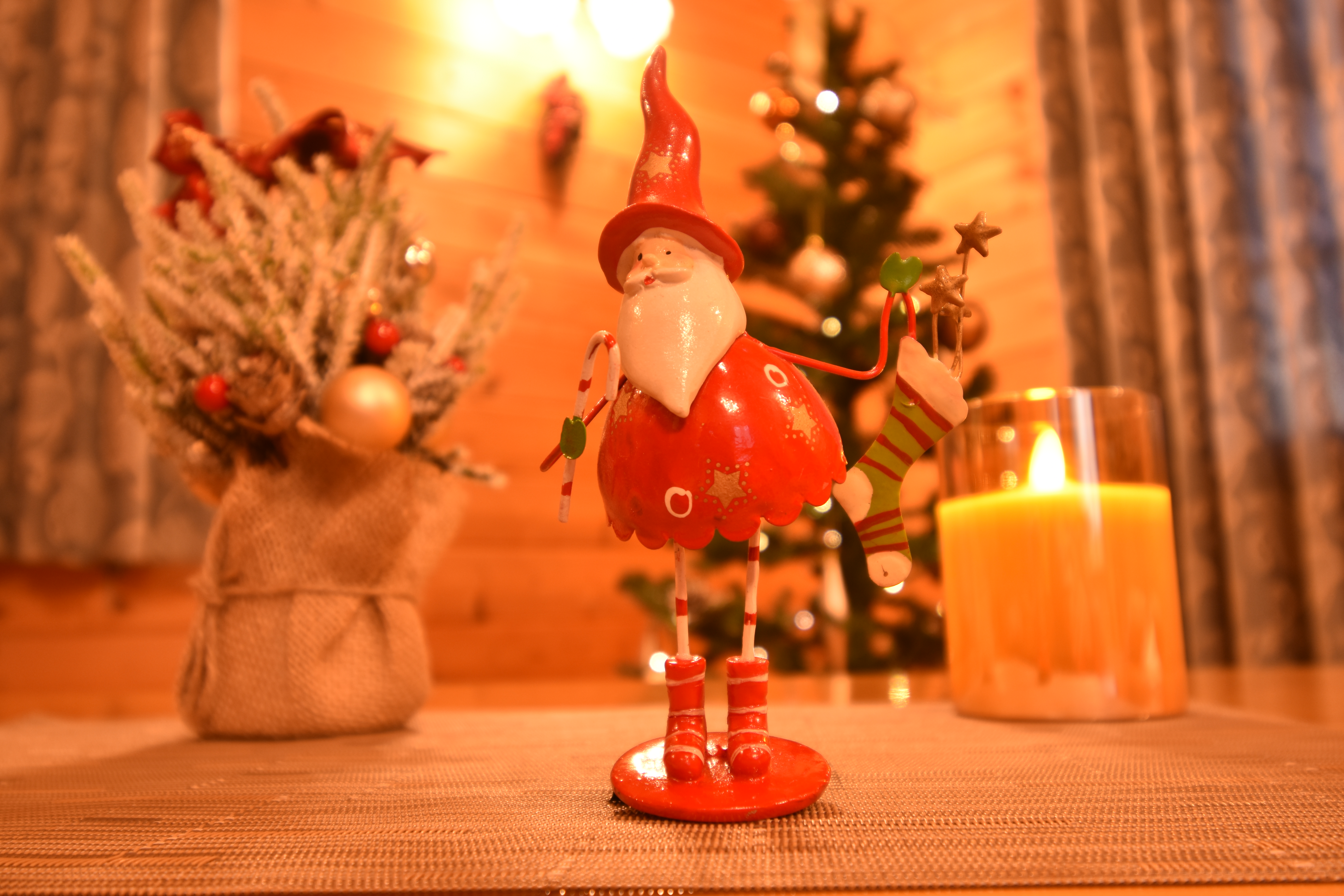 北欧ログハウスでクリスマス