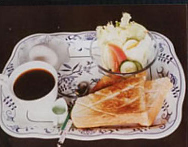 洋朝食の一例