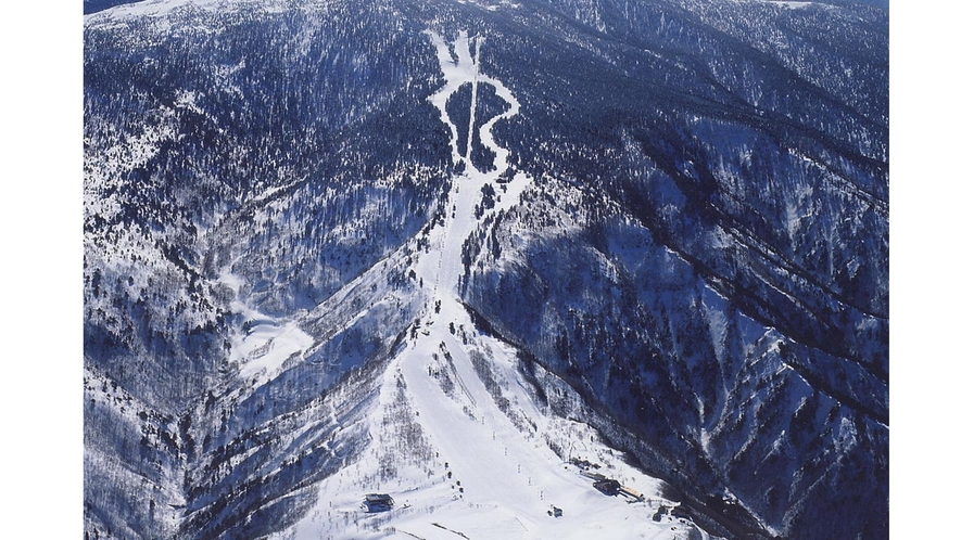 【冬季】天元台スキー場全景