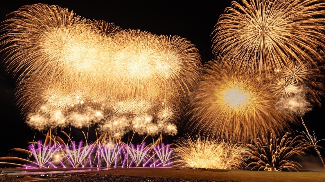 【柏崎花火】ぎおん柏崎祭り海の大花火大会を見に行こう！到着が遅くなっても大丈夫♪素泊りプラン
