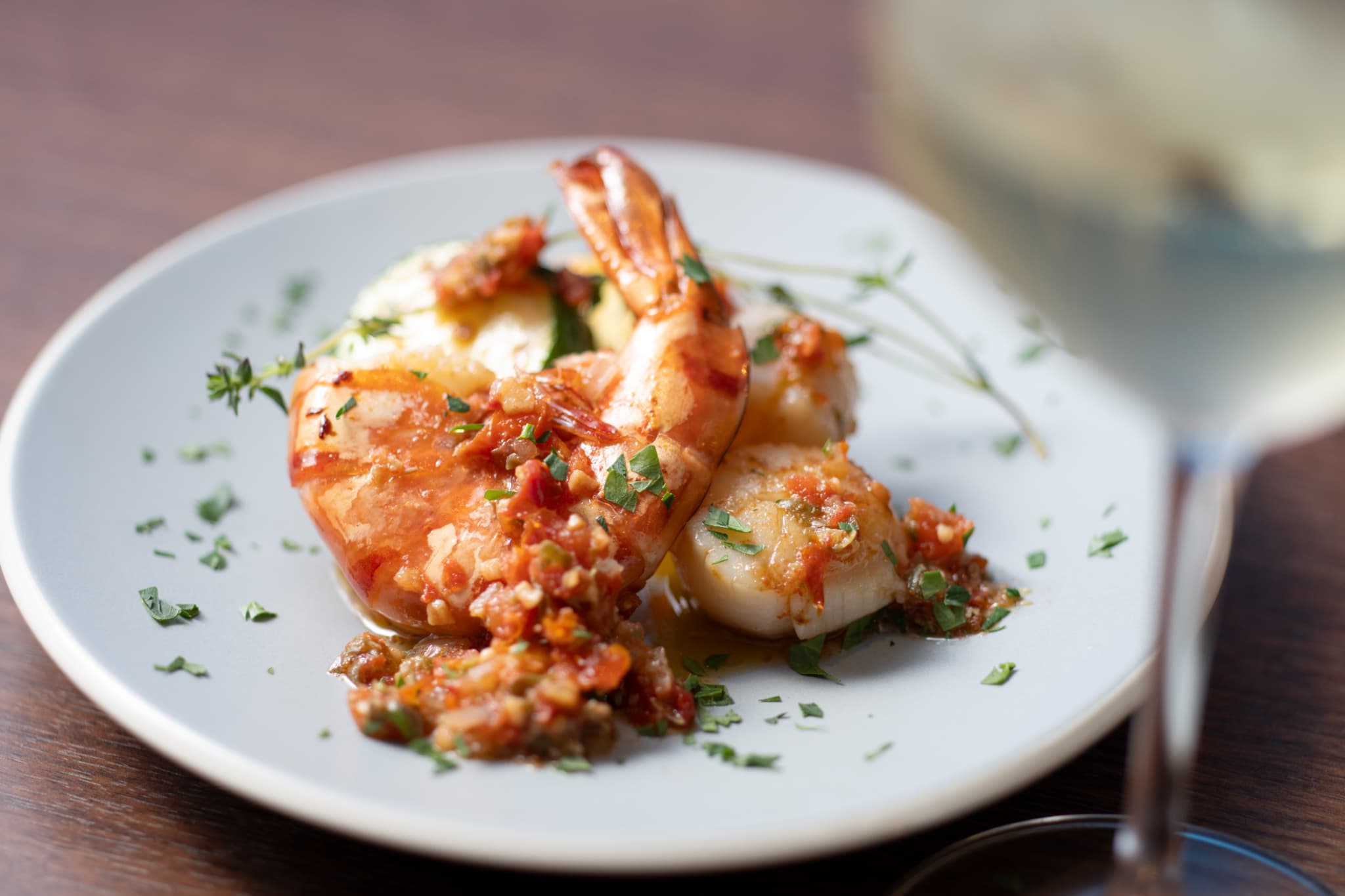 スタジオビュッフェ もぐもぐ 目前料理一例