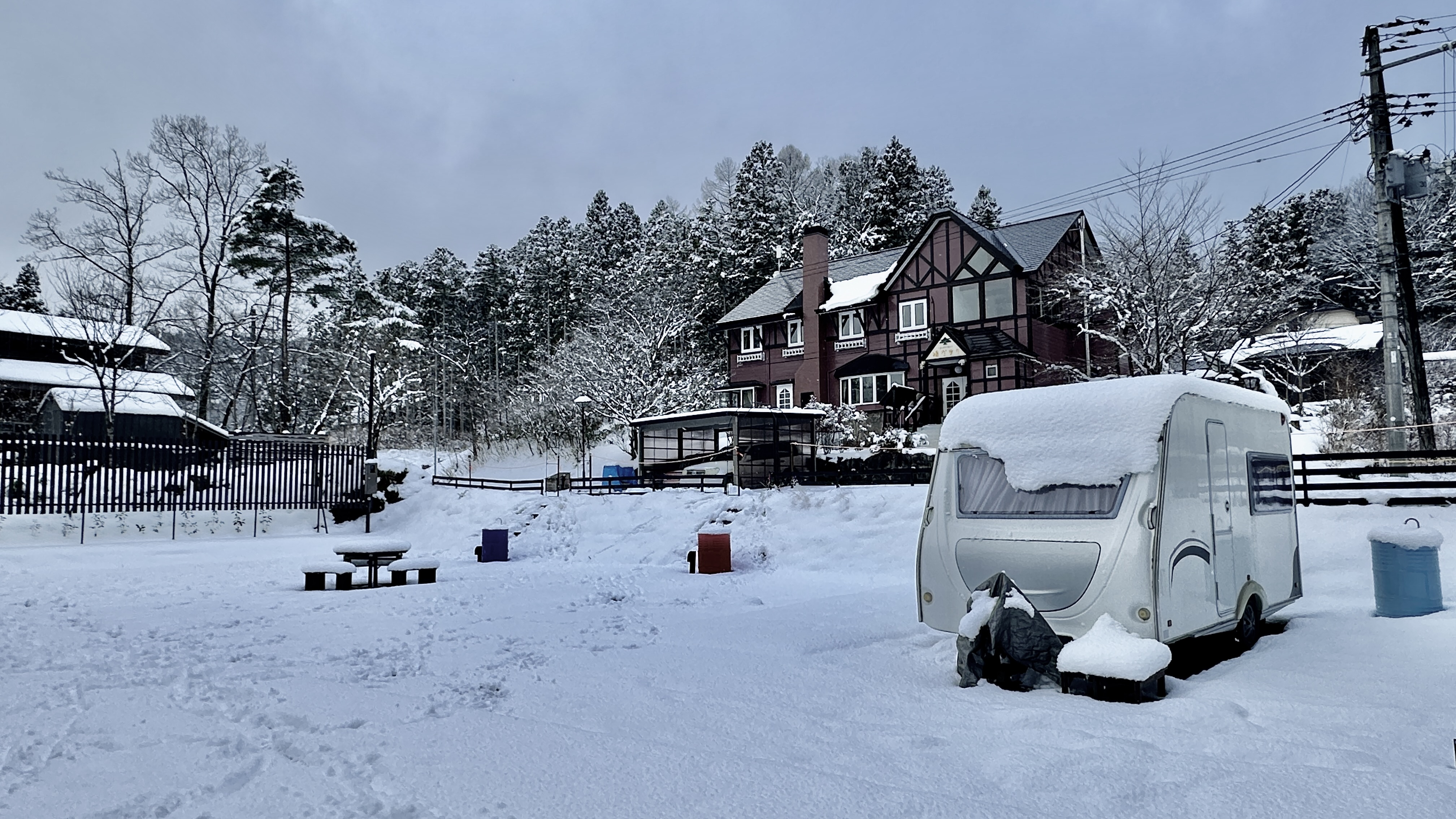 RVパーク（冬景色②）