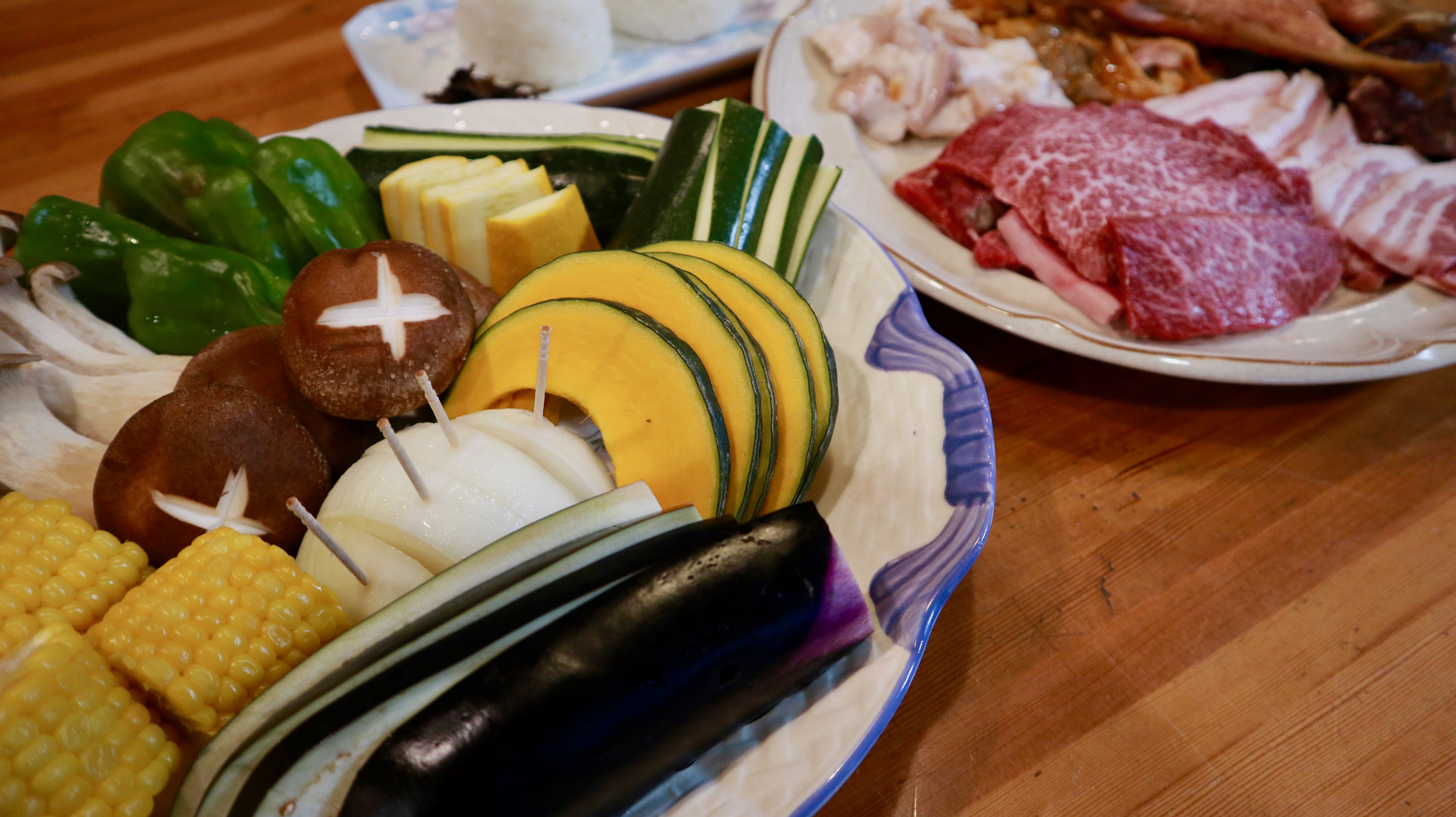 BBQプラン（食材一例）