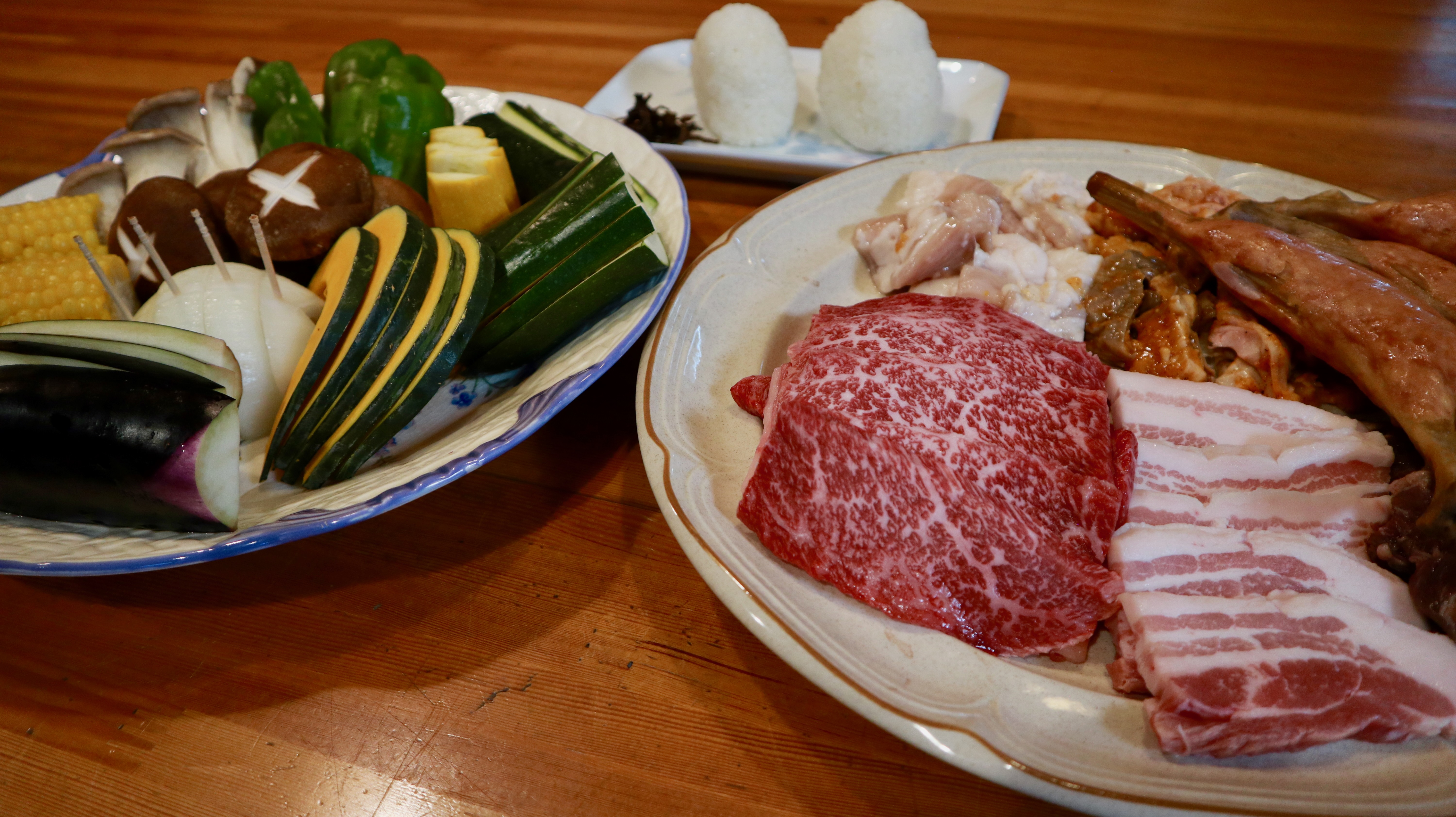 BBQプラン（食材一例）